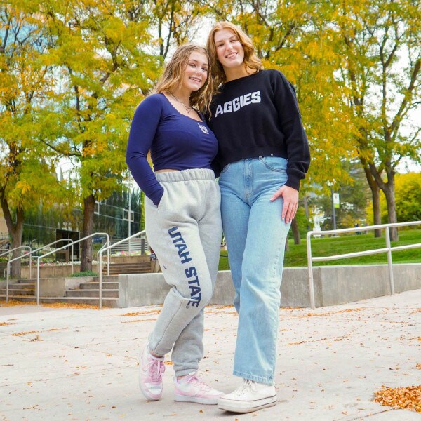 Two Aggies Wearing Hype and Vice Clothing